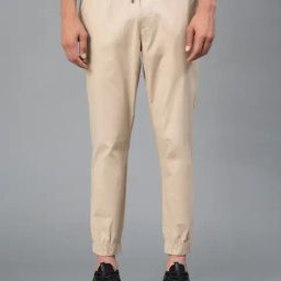 Red Tape Beige Regular Fit Joggers-image-34