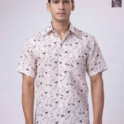 Big Bunny Men Pack Of 2 Ethnic Motifs Printed Regular Fit Casual Shirt-image-94