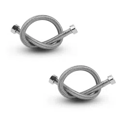 Parryware 12.7 mm (1/2 Inch) Hose Pipe Stainless Steel Silver, T989099 (Pack of 2)-11