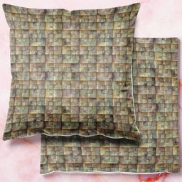 ArtzFolio Multicoloured Set of 2 Square Cushion Covers image 1