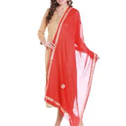 Dupatta Bazaar Red Dupatta-picture-2