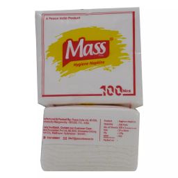 Mass Hygiene Napkin Tissues 100Pulls 30x30cm 1 ply (Pack of 4)-19