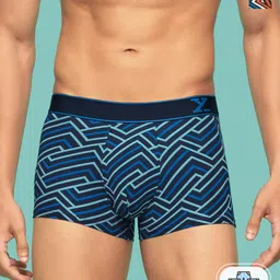 XYXX Men Pack Of 2 Abstract Printed Cotton Breathable Trunks XYTRNK2PCKN753-4