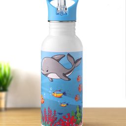 Sea Life Theme Stainless Steel Colour Changing Magic Bottle - 600 ml-27