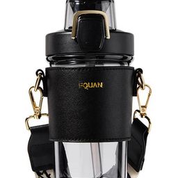 SCHOOLISH Water Bottle with Leather Holder Professional For Elegant Water Bottle Top Design Sports Plastic Water Double Ways - 500 ml (Color May Vary)-image-24