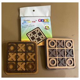 New Pinch Tic Tac Toe and 0" "X  Traditional Family Best Enjoyment Board Game for Tour Party Indoor Outdoor time Spending Game for All Ages (4X4 INCH) pack of 2-99