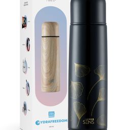 SENS Hydra Freedom Water Bottle Black Floral - 500 ml-21