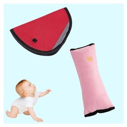 Safe-O-Kid Baby Safety Travel Essentials Seat Belt Holder & Head Support Pillow (2-Piece Kit)-30