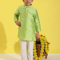 Cutiekins Boys Regular Kurta with Pyjamas-image-67