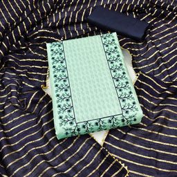 Rangtulika Ethnics Embroidered Unstitched Dress Material-picture-5