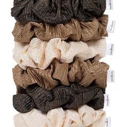 Radhu & Kabby Women Set of 6 Ponytail Holders-18
