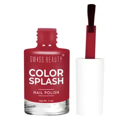SWISS BEAUTY Color Splash Long-Lasting Quick Dry Nail Polish - 53-56