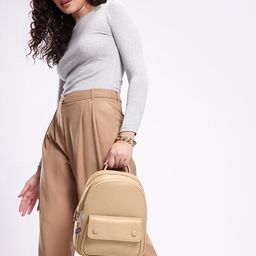 Mast & Harbour Women Textured Backpack-57