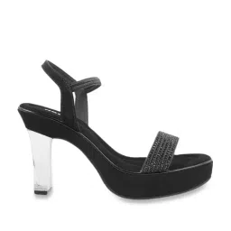 Mochi Women's Black Ankle Strap Sandals-picture-24