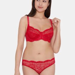 Wacoal Red Lace Work T-Shirt Bra-picture-16