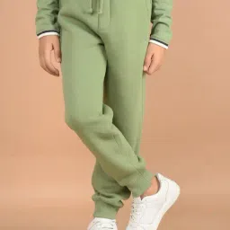 Crimsoune Club Boys Green Joggers-image-58
