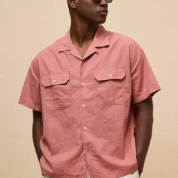 American Eagle Pink Regular Fit Shirt-picture-40