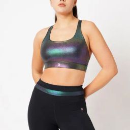 Bodd Active Black Regular Fit Printed Sports Bra-image-88
