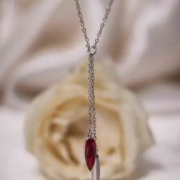 Praavy 92.5 Sterling Silver La vie en in Necklace for Women-image-25
