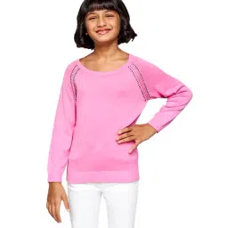 Global Desi Girl Pink Embellished Top-image-4