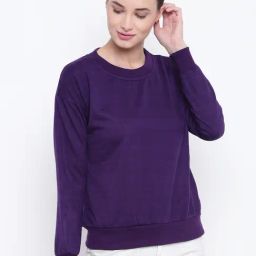 Belle Fille Purple Full Sleeves Sweatshirt-image-71