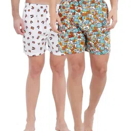 XYXX Multicolor Printed Cotton Boxers (Pack Of 2)-picture-23