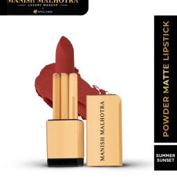 MyGlamm Manish Malhotra Powder Matte Lipstick Summer Sunset - 4 gm-22