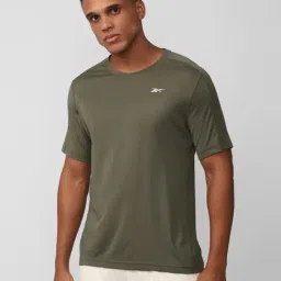 Reebok Green Slim Fit Sports T-Shirt-picture-34