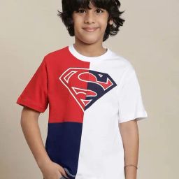 Kidsville Multicolor Cotton Printed Superman T-Shirt-image-92