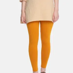 Dollar Missy Mustard Cotton Leggings-picture-38
