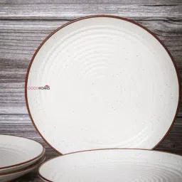 Goodhomes White Ceramic Dinner Plate - Set of 4-31