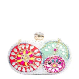 NR by Nidhi Rathi Multicolor Fabric Clutch-66