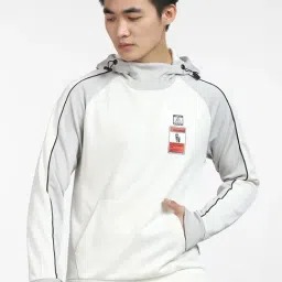 Jack & Jones Off White Regular Fit Hooded Sweatshirt-picture-33