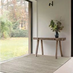Ddecor Rugs Brown Polyester Solid Rugs-21