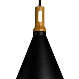 Whispering Homes Olov Black Wood Top Scandinavian Style Pendant Light-image-58
