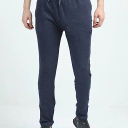 Masculino Latino Navy Regular Fit Trackpants-image-71