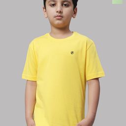 Friskers Boys Yellow 2 Pockets T-shirt-image-32