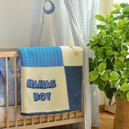 MiArcus Blue Poly Cotton 10 TC Printed Baby Blanket-image-94
