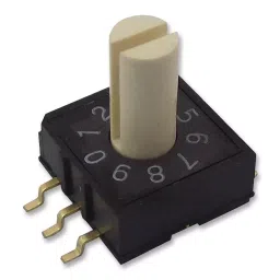 MULTICOMP PRO Rotary Coded Switches SWITCH, ROTARY, SMD, 10X10, 16 POS, 3X3, MCRM3HAF-16R-V-B-picture-15