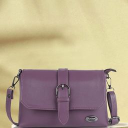Lancer Women Solid Structured Leather Sling Bag-52