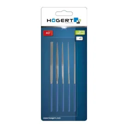 Hogert Technik 140 mm Diamond Needle File HT3B808 (Set of 5 Pcs) image 2