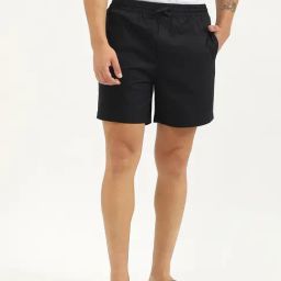 United Colors of Benetton Black Regular Fit Shorts-39