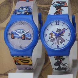 VIRAKTI Kids Pack of 2 Brass Printed Dial & Straps Analogue Watch KID-02-28-COMBO-picture-5