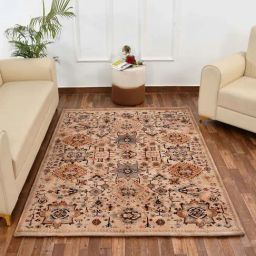 Presto Beige Polyester Traditional Carpet-image-39