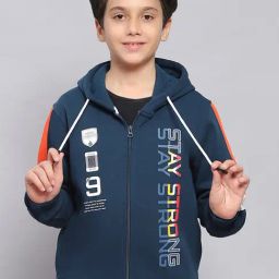 Monte Carlo Kids Teal Printed Full Sleeves Sweatshirt-image-24