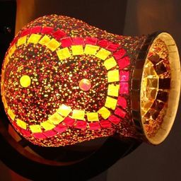 SOMIL Multi Glass Cylinder Printed Wall Lamps-image-20