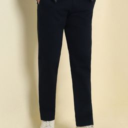 Allen Solly Men Regular Fit Textured Casual Trousers-image-79