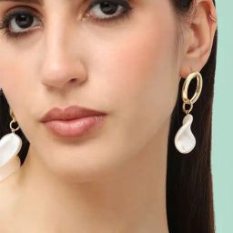 Sohi Gold Plated Designer Casual Drop Earrings-image-84