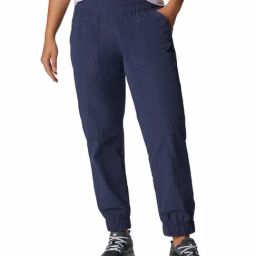 Columbia Navy Relaxed Fit Mid Rise Joggers-image-61
