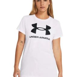 UNDER ARMOUR White Printed Sports T-Shirt-image-93